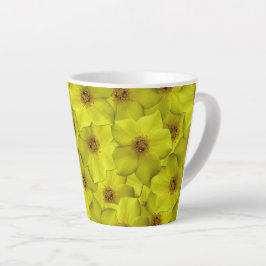 Shrubby Cinquefoil Nahtloses Muster Milchtasse