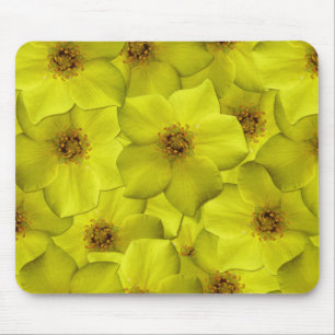 Shrubby Cinquefoil Nahtloses Muster Mousepad