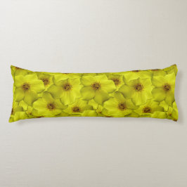 Shrubby Cinquefoil Nahtloses Muster Seitenschläferkissen