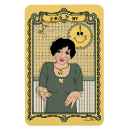 Shrug den Kühlschrank Off_C_4x6 Magnet