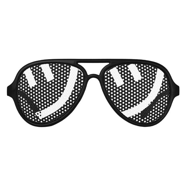 Shrug Emoticon Ø\_(ツ_/ Ø Japanisch Kaomoji Partybrille (Vorderseite)