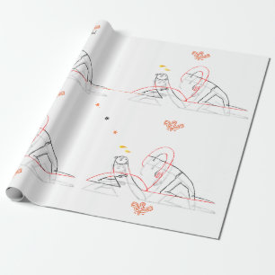 Shrug-Insel-Packpapier Geschenkpapier