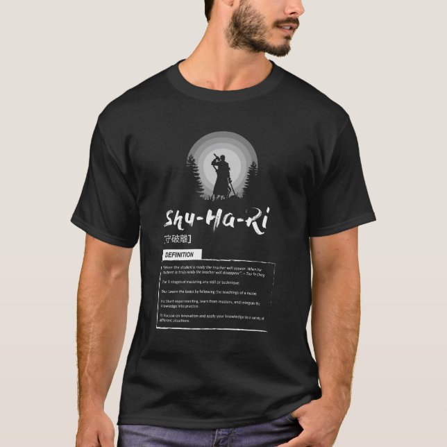 Shu-Ha-Ri - Japanisches Erfolgskonzept T-Shirt (Vorderseite)