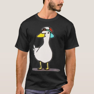 Shuba Duck Dancing Duck Meme mit einem Hut T-Shirt