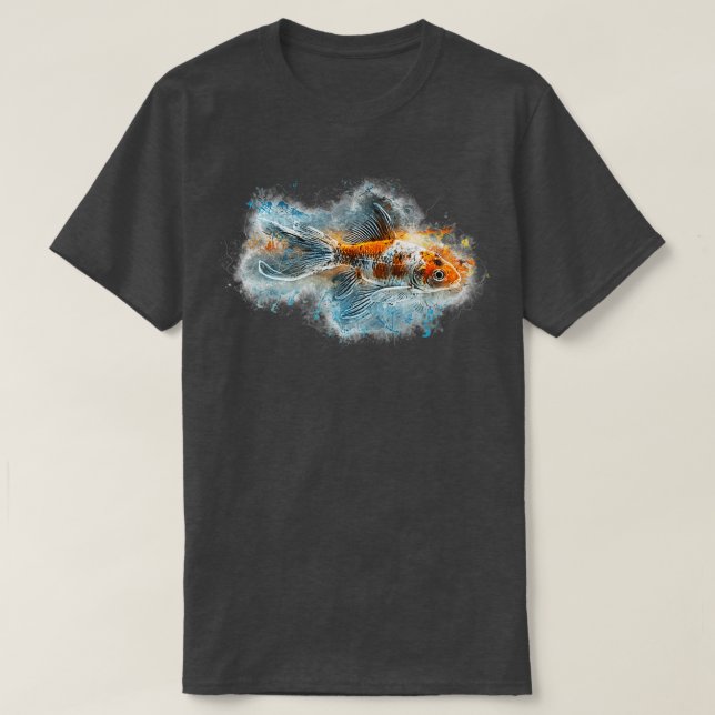 Shubunkin Carassius auratus T-Shirt (Design vorne)