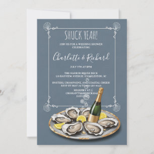 Shuck Yeah Austern- & Champagner-Paar-Hochzeitsfei Einladung