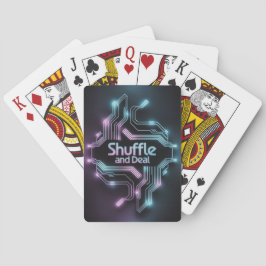 Shuffle und Deal Playing Cards Spielkarten
