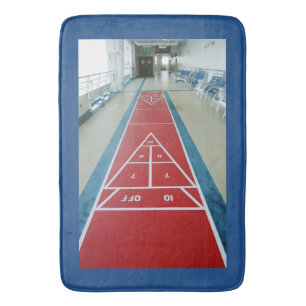 Shuffleboard an Bord Badematte