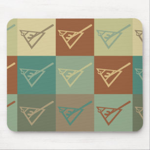 Shuffleboard-Pop-Kunst Mousepad
