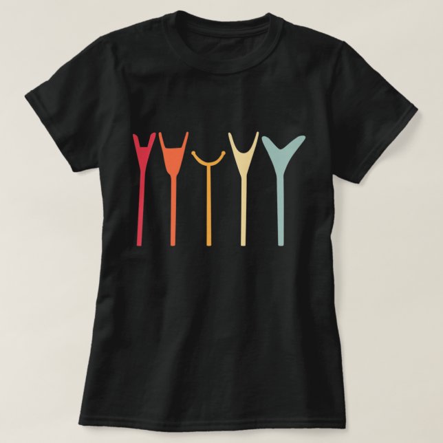 Shuffleboarding for men's retro Shuffleboa T-Shirt (Design vorne)