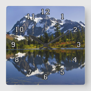 Shuksan-Wanduhr Quadratische Wanduhr