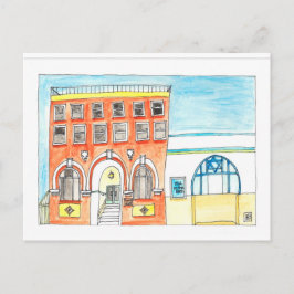 Shul am Strand Postkarte