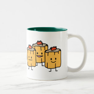 Shumai chinesischer Mehlkloß p Mehlkloß-Dim Sums Zweifarbige Tasse