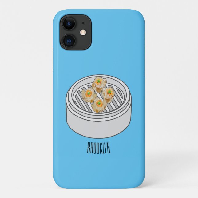 Shumai dim sum Cartoon Illustration Case-Mate iPhone Hülle (Rückseite)