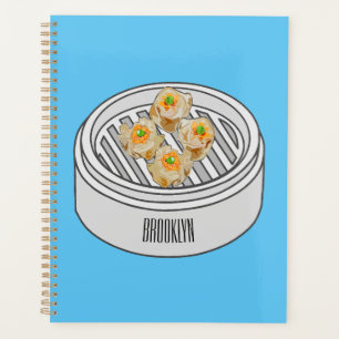 Shumai dim sum Cartoon Illustration Planer