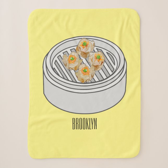 Shumai dim sum Cartoon Illustration Sherpadecke (Vorderseite)