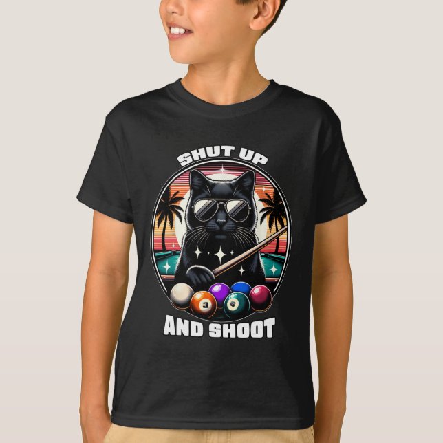 Shup and Shoot Funny Billiard Shirt 9 Ll Pool (Vorderseite)