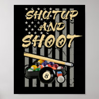 Shup und Shoot Billiard 8 Ball Pool Player
