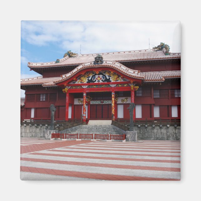 Shuri Castle in Okinawa, Japan Magnet (Vorne)