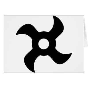 shuriken schwarzen ninja Stern