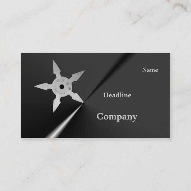 Shuriken Visitenkarte (Vorderseite)