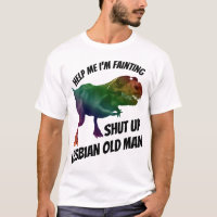 shut lesbian up old man