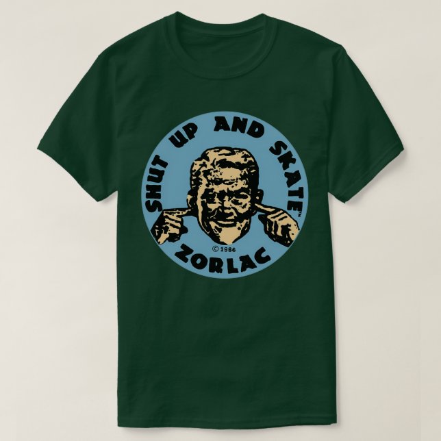 Shut up and skate T-Shirt (Design vorne)