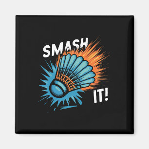 Shuttle Badminton Match Magnet