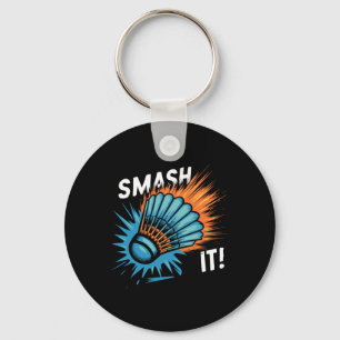 Shuttle Badminton Match Schlüsselanhänger