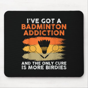 Shuttle Badminton Player 4 Mousepad