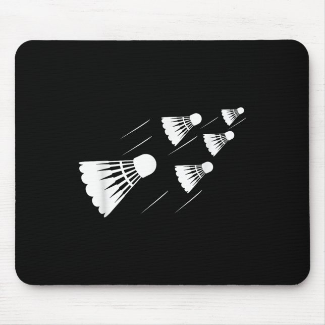 Shuttle Badminton Player Mousepad (Vorne)