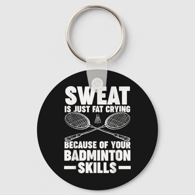 Shuttle Badminton Schlüsselanhänger (Vorderseite)