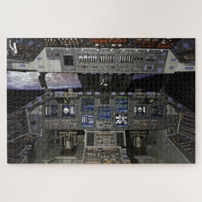Shuttle-Cockpit-Puzzle (Horizontal)