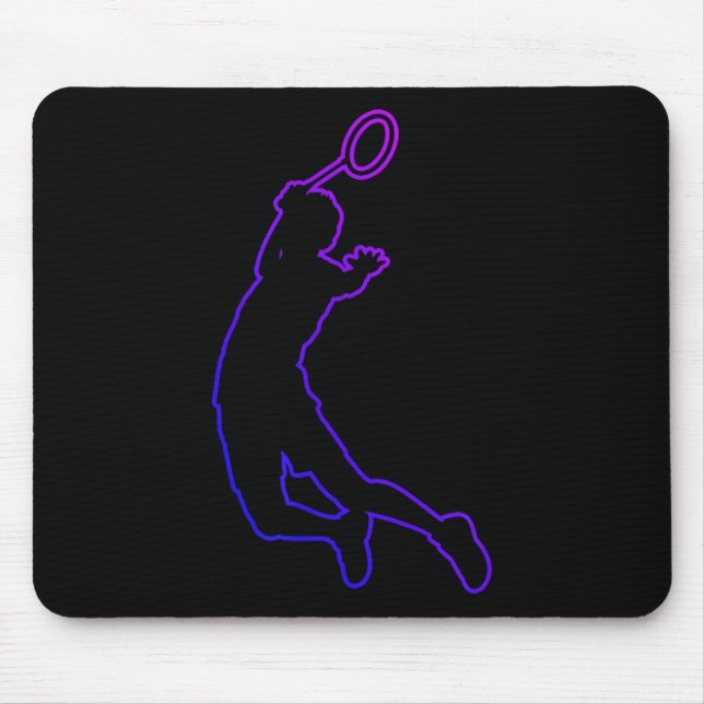 Shuttle Damen Herren Squash Badminton  Mousepad (Vorne)