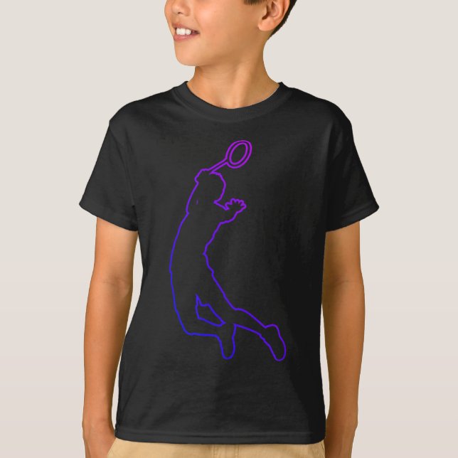 Shuttle Damen Herren Squash Badminton  T-Shirt (Vorderseite)