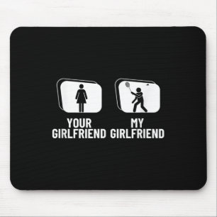 Shuttle Deine Freundin, meine Freundin Funny Badmi Mousepad