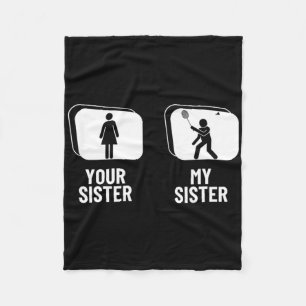 Shuttle deine Schwester, meine Schwester Bruder Fu Fleecedecke
