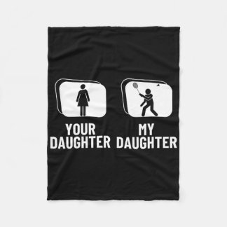 Shuttle Deine Tochter meine Tochter Mama Funny Dmi Fleecedecke