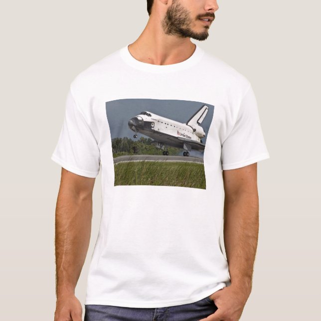 Shuttle Endeavor landet Kennedy Space Center T-Shirt (Vorderseite)