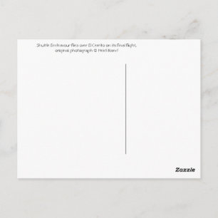 Shuttle Endeavor Postkarte