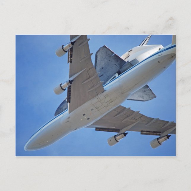Shuttle Endeavor Postkarte (Vorderseite)