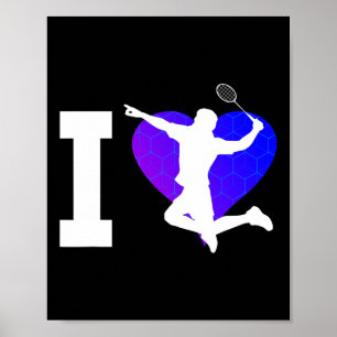 Shuttle für Men Dminton Player Poster