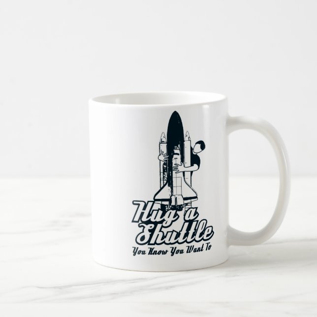 Shuttle Hugger Doppellogo-Tasse Kaffeetasse (Rechts)