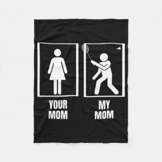 Shuttle Ihre Mama meine Mama Son Daughter Funny Dm Fleecedecke