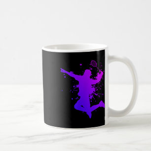 Shuttle Mens Squash Badminton Player Badminton Kaffeetasse