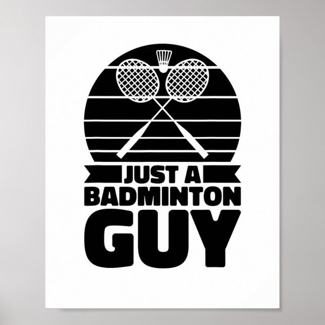 Shuttle Racquet Court Racket - Team nur ein Badmin Poster (Vorne)