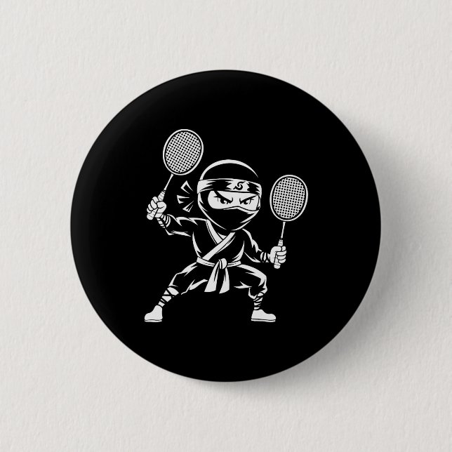 Shuttle Racquet Racket - Team Player Dminton Ninja Button (Vorderseite)