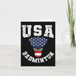 Shuttle Red White Blue 4. Juli Patriotic Usa Badm Karte