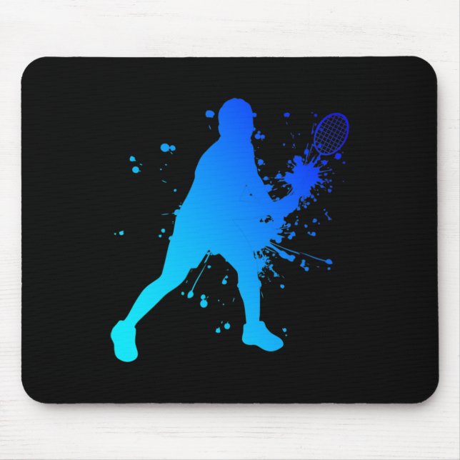 Shuttle Squash Dminton Player Mousepad (Vorne)
