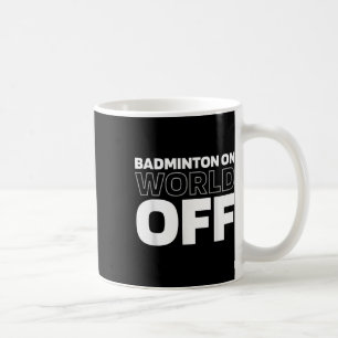 Shuttle-Team-Court-Spieler-Schläger-Badminton-auf- Kaffeetasse